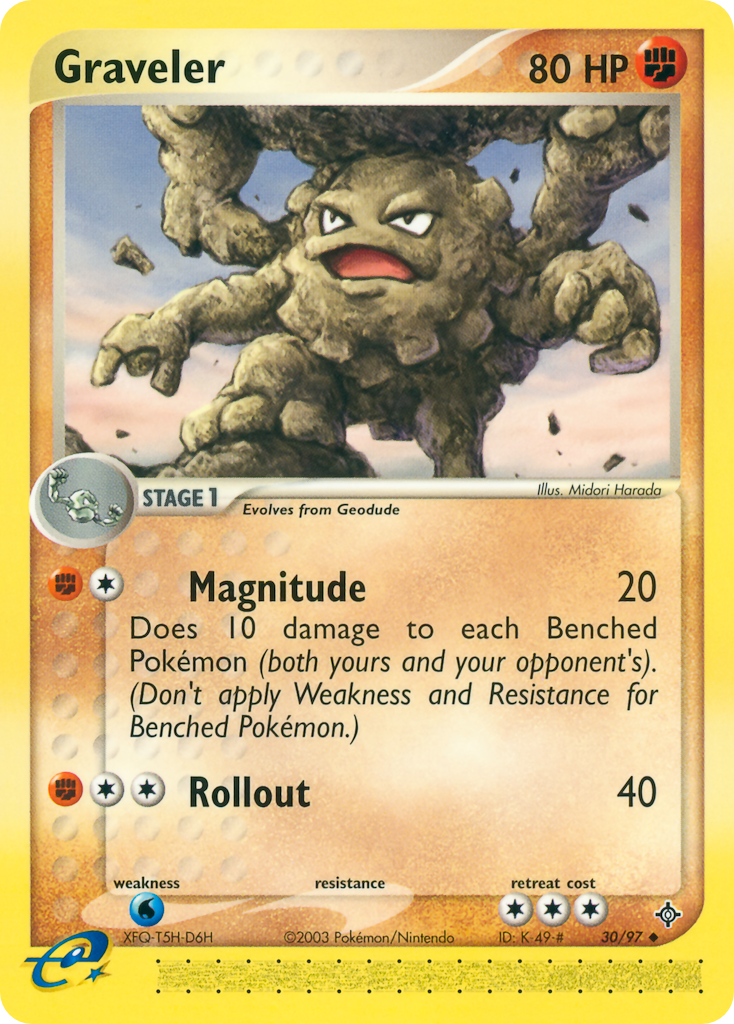EX Dragon Graveler #30/97